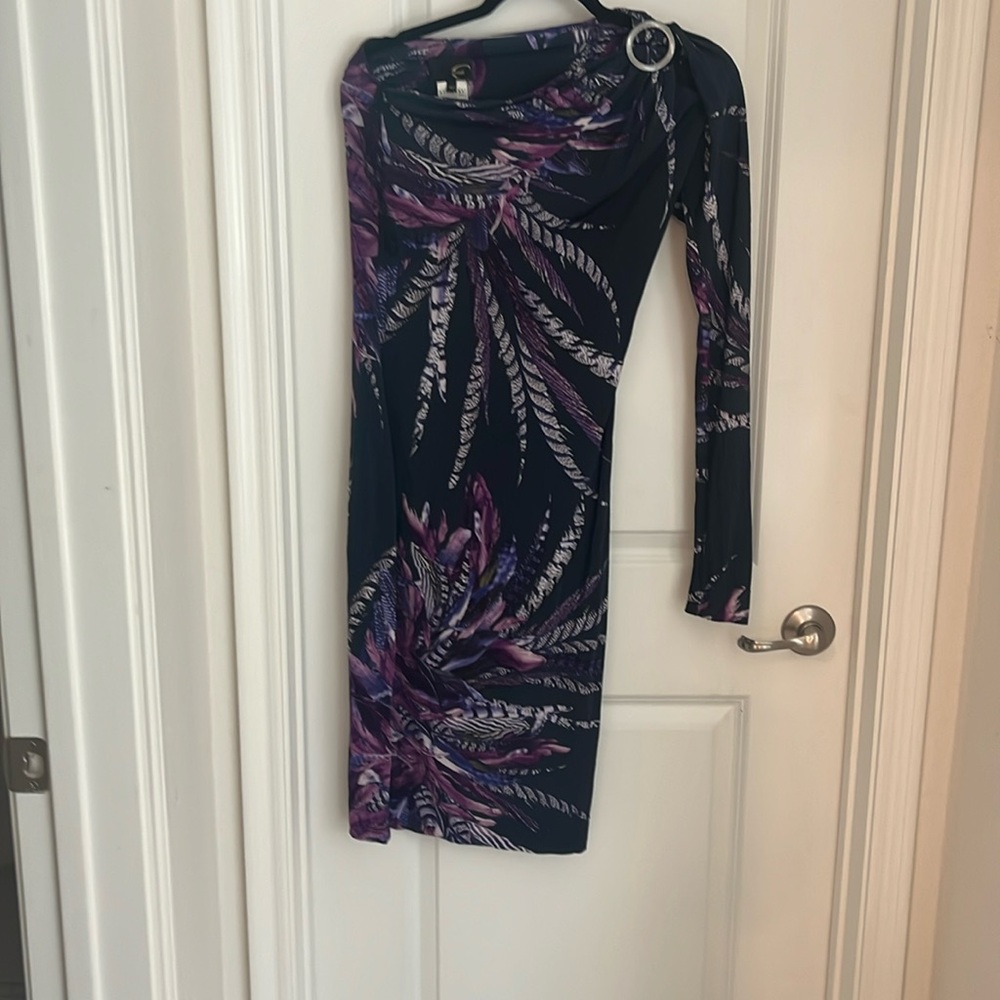 Size 6 justcavalli one shoulder dress.